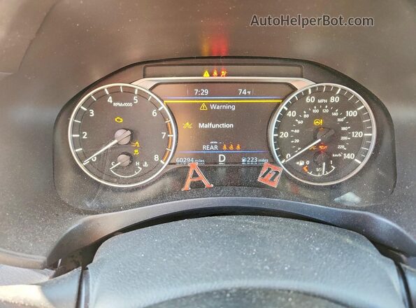 1N4BL4EV1PN407842 2023 NISSAN ALTIMA Red Սարքավորումների վահանակի տեսք