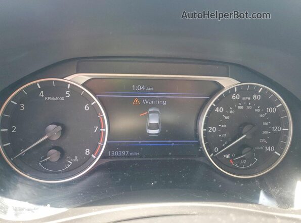 1N4BL4EV2KC168922 2019 NISSAN ALTIMA Silver Вид щитка приладів