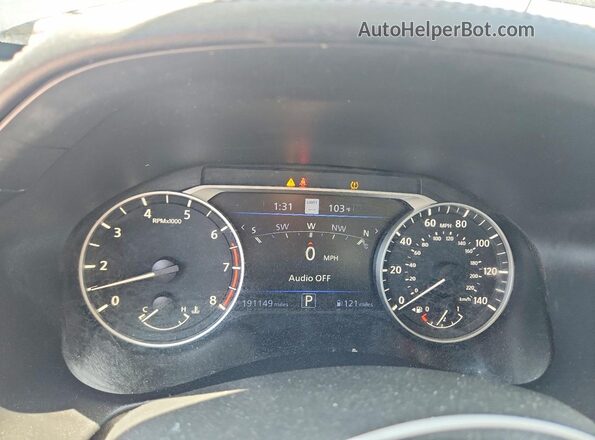 1N4BL4EV2KC220906 2019 NISSAN ALTIMA Black Вид щитка приладів