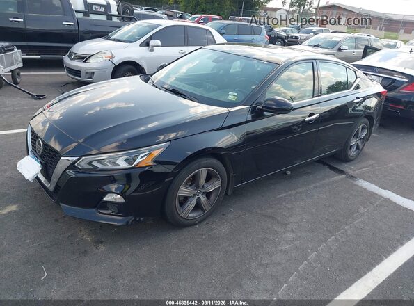 1N4BL4EV2LC116191 2020 NISSAN ALTIMA Black Առջևի ձախ երեք քառորդ տեսարան