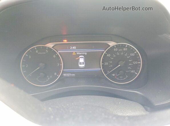 1N4BL4EV2LC158702 2020 NISSAN ALTIMA Черный Вид щитка приборов