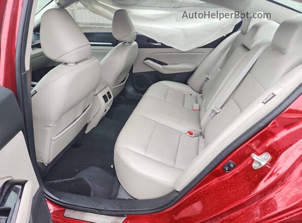 1N4BL4EV2LN323037 2020 NISSAN ALTIMA Red უკანა სავარძლების ხედი