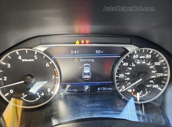 1N4BL4EV3KC101861 2019 NISSAN ALTIMA Black Սարքավորումների վահանակի տեսք