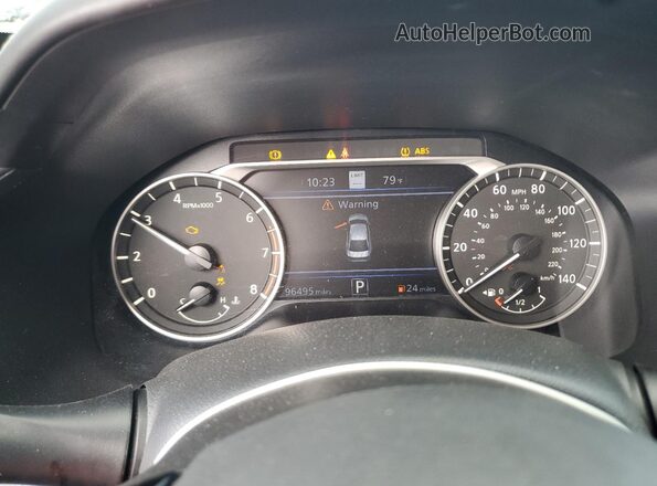 1N4BL4EV3LC160457 2020 NISSAN ALTIMA Charcoal Widok zestawu wskaźników