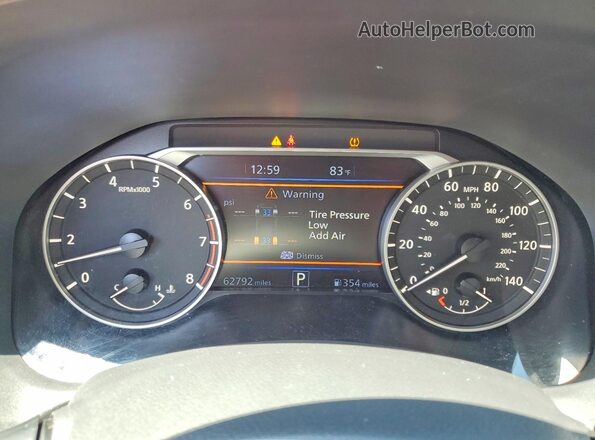 1N4BL4EV3LC171054 2020 NISSAN ALTIMA Red Widok zestawu wskaźników