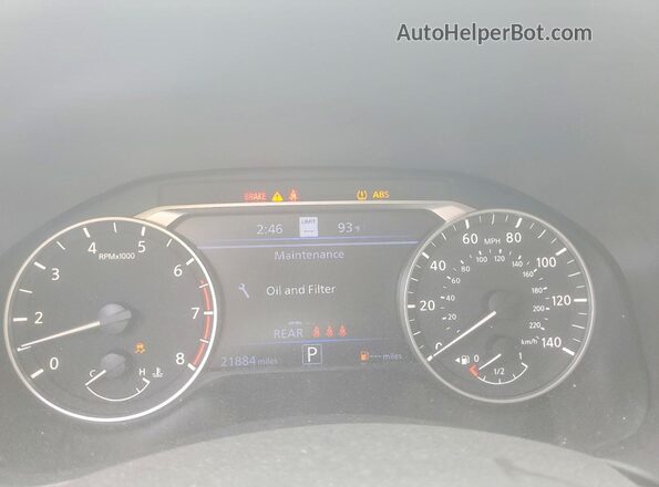 1N4BL4EV3RN304005 2024 NISSAN ALTIMA Gray Instrument cluster view