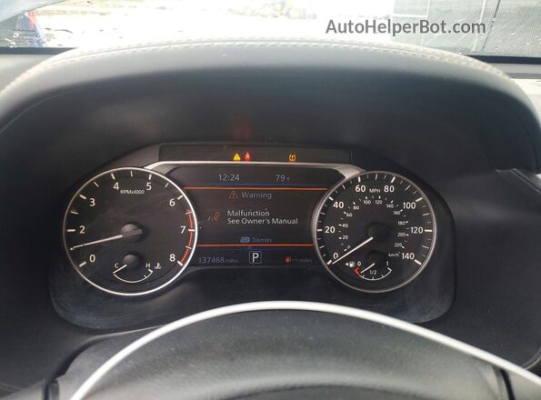 1N4BL4EV4KC223578 2019 NISSAN ALTIMA Black Widok zestawu wskaźników