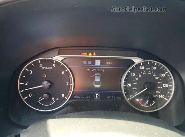 1N4BL4EV4LC159334 2020 NISSAN ALTIMA Черный Вид щитка приборов