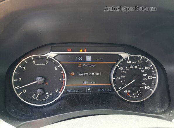 1N4BL4EV4LC173010 2020 NISSAN ALTIMA Gray ხელსაწყოთა პანელის ხედი