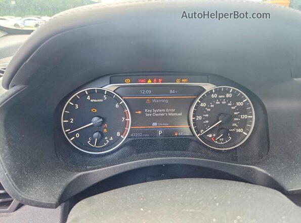1N4BL4EV4MN386271 2021 NISSAN ALTIMA Silver Instrument cluster view