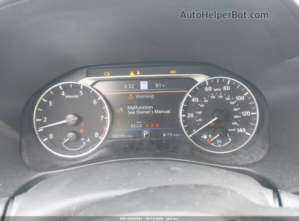 1N4BL4EV4PN355025 2023 NISSAN ALTIMA Бордовый Вид задних сидений