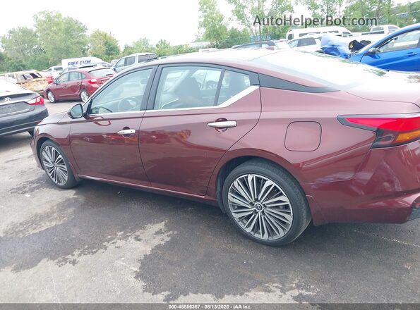 1N4BL4EV4PN355025 2023 NISSAN ALTIMA Бордовый Панорамный вид салона 360°