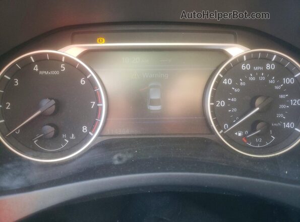 1N4BL4EV5KC114031 2019 NISSAN ALTIMA Black Instrument cluster view
