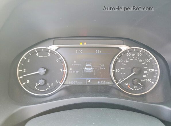 1N4BL4EV5KC167070 2019 NISSAN ALTIMA Угольный Вид щитка приборов