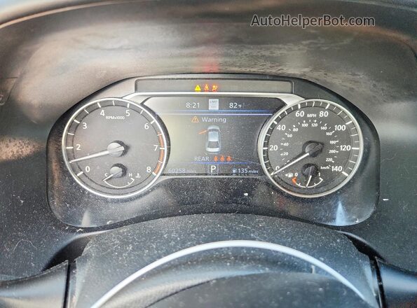 1N4BL4EV6PN390410 2023 NISSAN ALTIMA Silver ხელსაწყოთა პანელის ხედი