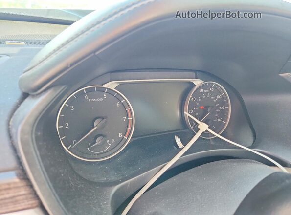 1N4BL4EV7KC103385 2019 NISSAN ALTIMA Черный Вид щитка приборов