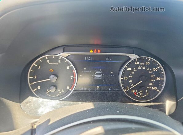 1N4BL4EVXKC152189 2019 NISSAN ALTIMA Gray Widok zestawu wskaźników