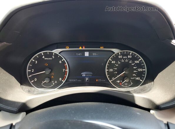 1N4BL4EVXKC203500 2019 NISSAN ALTIMA White Սարքավորումների վահանակի տեսք
