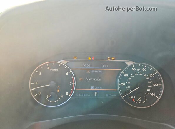 1N4BL4EVXMN411772 2021 NISSAN ALTIMA Gray Սարքավորումների վահանակի տեսք