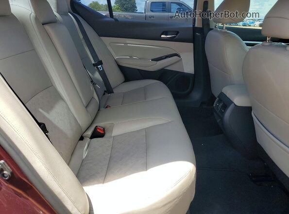 1N4BL4EVXPN306072 2023 NISSAN ALTIMA Maroon უკანა სავარძლების ხედი