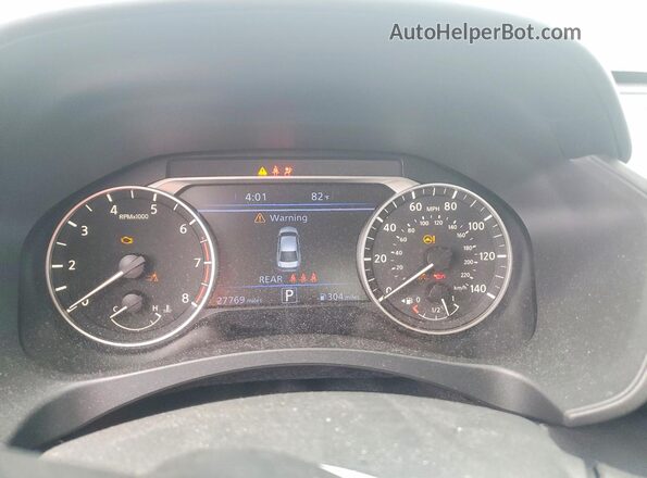 1N4BL4EVXRN398691 2024 NISSAN ALTIMA Black Widok zestawu wskaźników