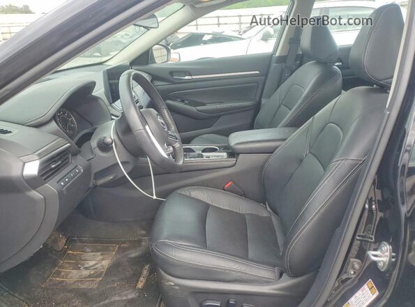 1N4BL4EVXRN398691 2024 NISSAN ALTIMA Black Widok wnętrza z przodu