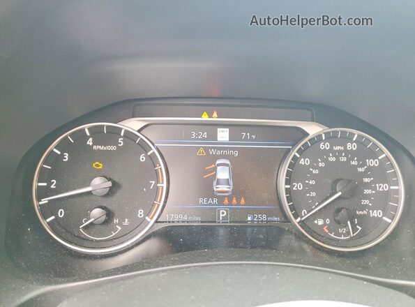 1N4BL4EW2SN338760 2025 NISSAN ALTIMA Gray Vista del cuadro de instrumentos