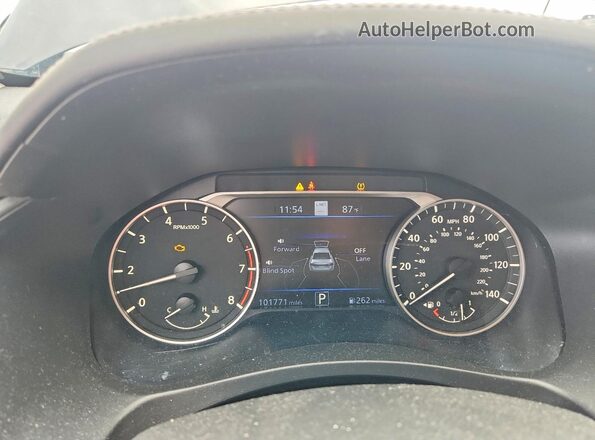 1N4BL4EW3KC133976 2019 NISSAN ALTIMA Black Widok zestawu wskaźników