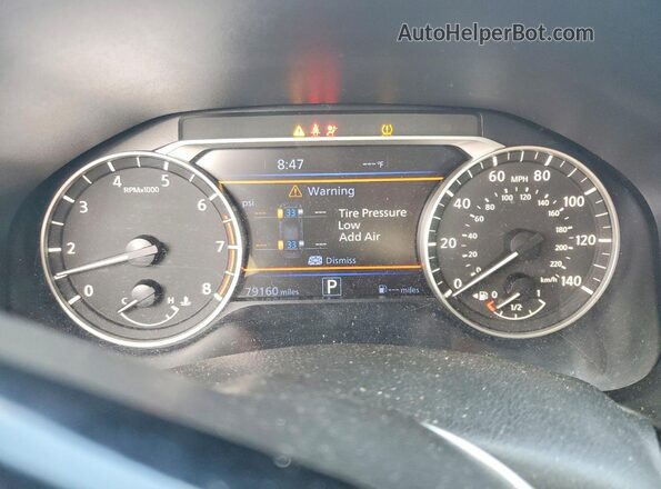 1N4BL4EWXKC187520 2019 NISSAN ALTIMA Черный Вид щитка приборов