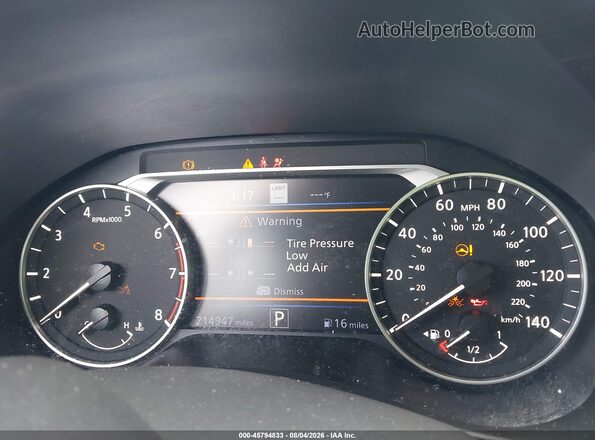 1N4BL4FV1KC102442 2019 NISSAN ALTIMA Gray უკანა სავარძლების ხედი