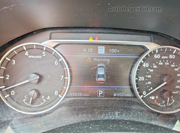 1N4BL4FV7KC115843 2019 NISSAN ALTIMA Blue ხელსაწყოთა პანელის ხედი