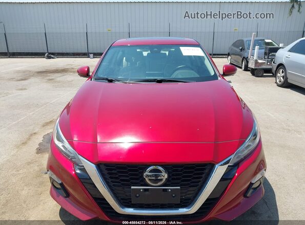1N4BL4FV7LN300030 2020 NISSAN ALTIMA Red Instrument cluster view
