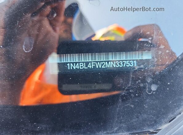 1N4BL4FW2MN337531 2021 NISSAN ALTIMA Black Widok komory silnika