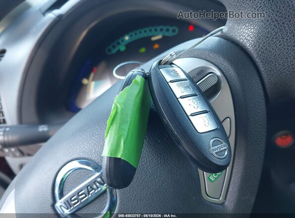 1N4BZ0CP0GC314527 2016 NISSAN LEAF Red წინა პანელის ხედი