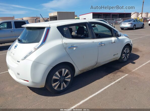 1N4BZ0CP1HC307121 2017 NISSAN LEAF White Trasero derecho