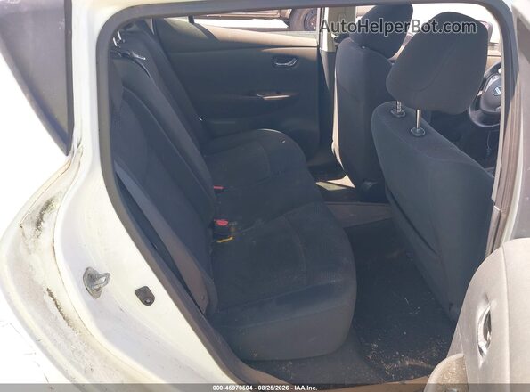1N4BZ0CP1HC307121 2017 NISSAN LEAF White Vista de los asientos traseros