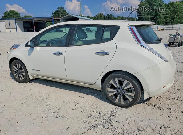 1N4BZ0CP2HC309833 2017 NISSAN LEAF White Задня ліва чверть