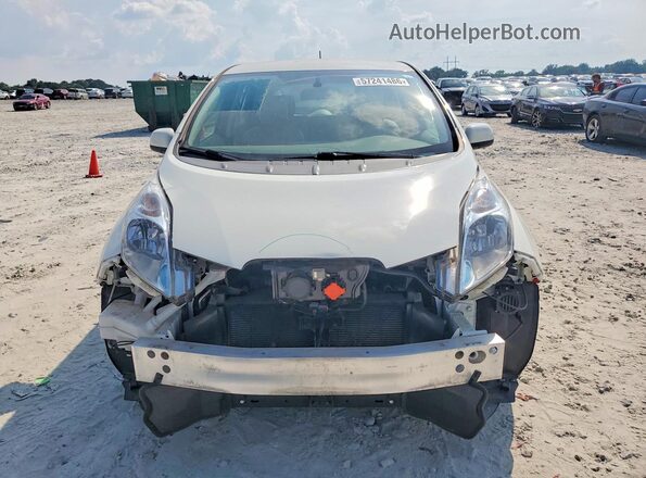 1N4BZ0CP2HC309833 2017 NISSAN LEAF White Вид спереду