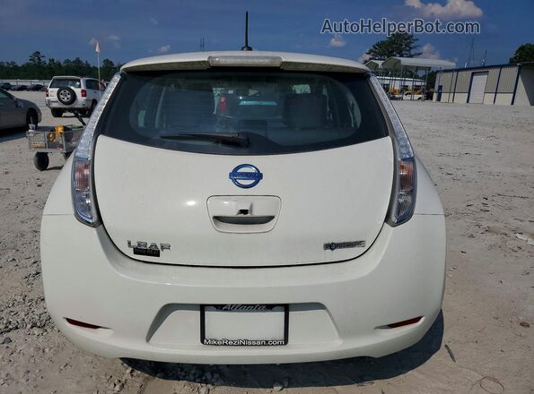 1N4BZ0CP2HC309833 2017 NISSAN LEAF White Вид ззаду