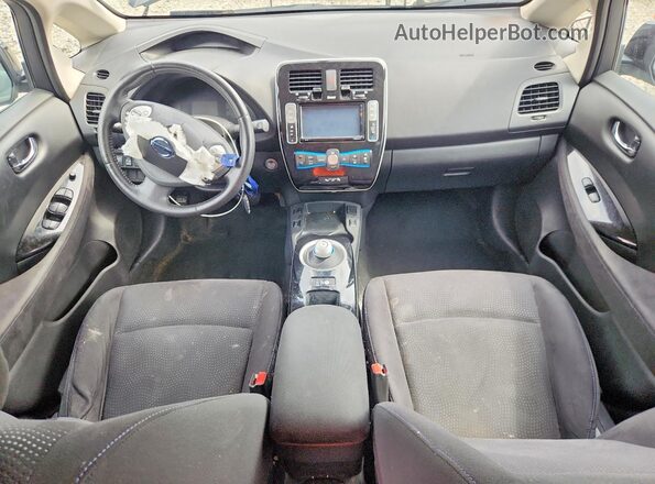 1N4BZ0CP3GC310102 2016 NISSAN LEAF Black Առջևի վահանակի տեսք