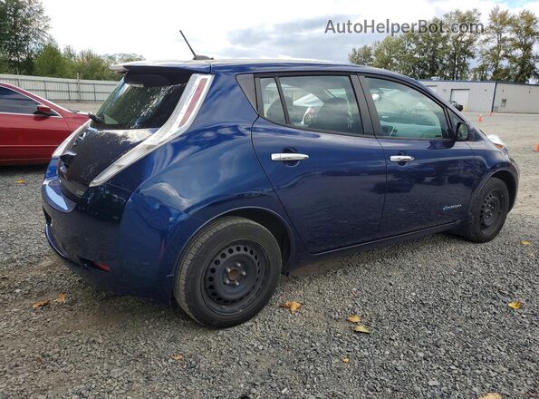 1N4BZ0CP3HC303457 2017 NISSAN LEAF Blue Rear right