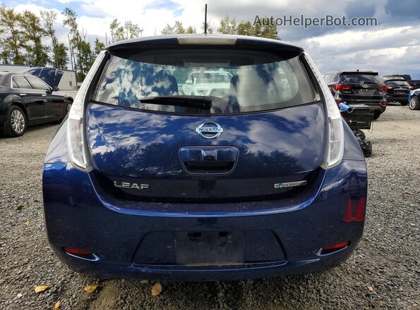 1N4BZ0CP3HC303457 2017 NISSAN LEAF Blue Rear view