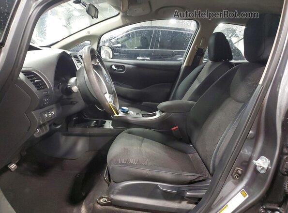1N4BZ0CP3HC306049 2017 NISSAN LEAF Gray Սալոնի դիմացի տեսք