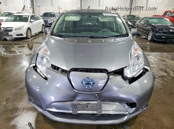 1N4BZ0CP3HC306049 2017 NISSAN LEAF Gray Դիմացի տեսք