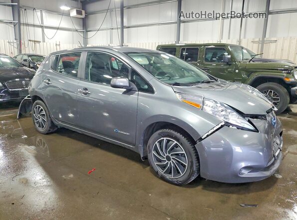 1N4BZ0CP3HC306049 2017 NISSAN LEAF Gray Առջևի աջ