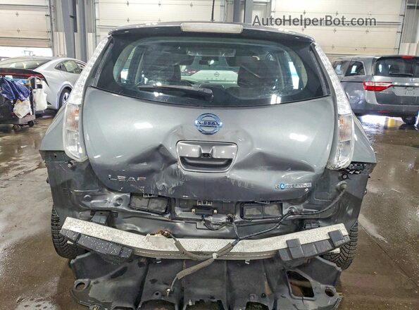 1N4BZ0CP3HC306049 2017 NISSAN LEAF Gray Հետևի տեսք