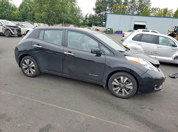 1N4BZ0CP4GC305023 2016 NISSAN LEAF Black Передня права чверть