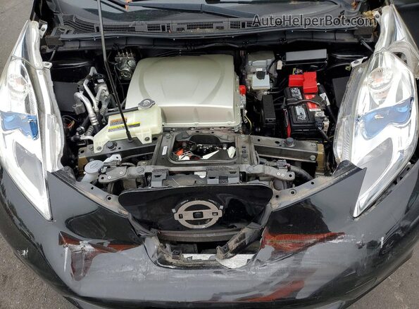 1N4BZ0CP4GC305023 2016 NISSAN LEAF Black Вид задньої частини салону