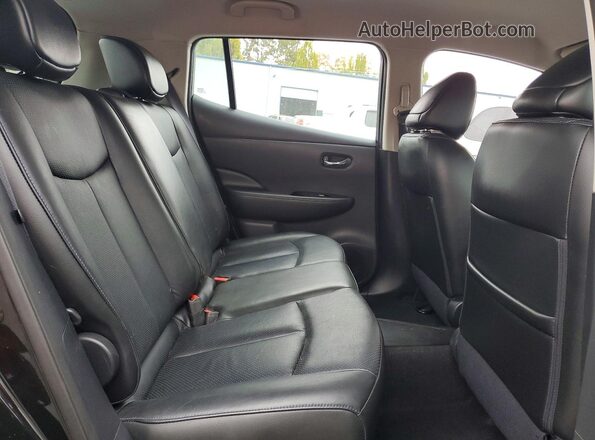 1N4BZ0CP4GC305023 2016 NISSAN LEAF Black Вид задніх сидінь