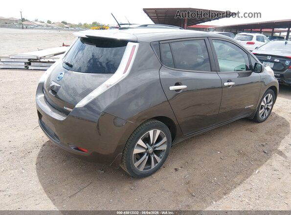 1N4BZ0CP5GC301014 2016 NISSAN LEAF Brown Rear right